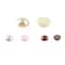 Ivory, Pink & Brown Round Plastic Flatback Pearl Mix, 5,100ct. by Bead Landing™